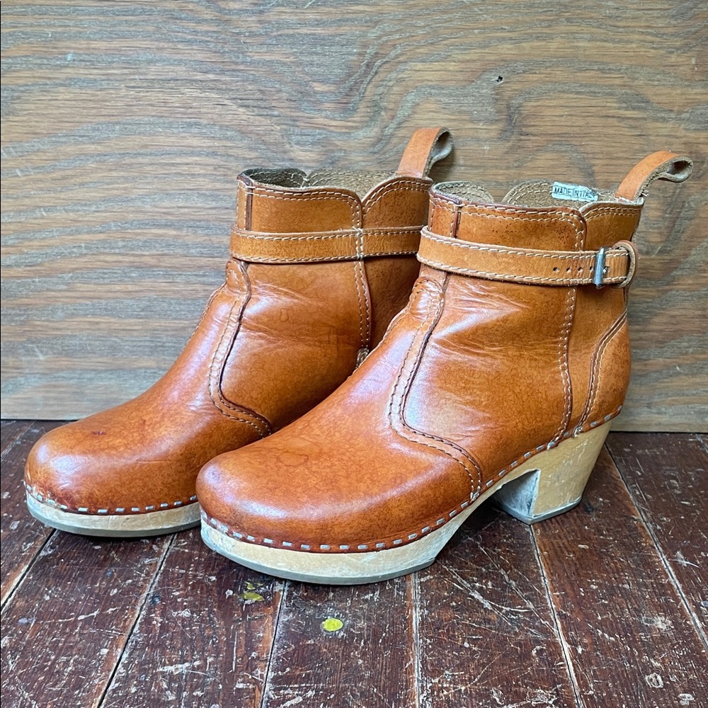 Swedish Hasbeens JODHPUR Natural Leather Boot euro size 37 us 7